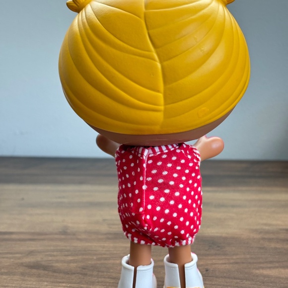 LALALOOPSY 7" Toy Doll Littles SCRIBBLES SPLASH Yellow Hair Finger Painter 2011 - Picture 6 of 10